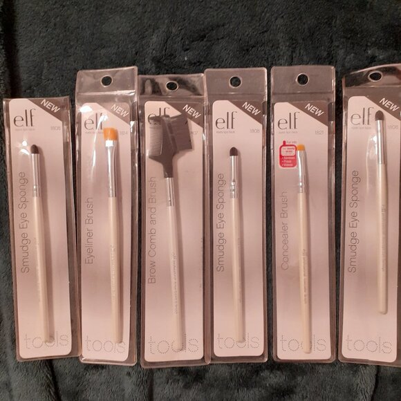 ELF MAKEUP BRUSHES NEW 6 count - Picture 4 of 6